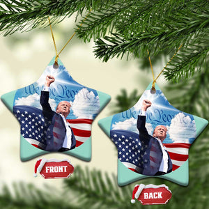 Xmas Trump Patriotic We The People Christmas Ornament TS09 Star America Flag Print Your Wear