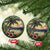 Beach Hibiscus Hawaii 2024 Christmas Ornament TS09 Circle Hawaii Beach Print Your Wear