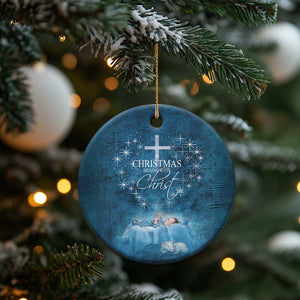 Christmas Begins With Christ Christmas Ornament TS09 Print Your Wear