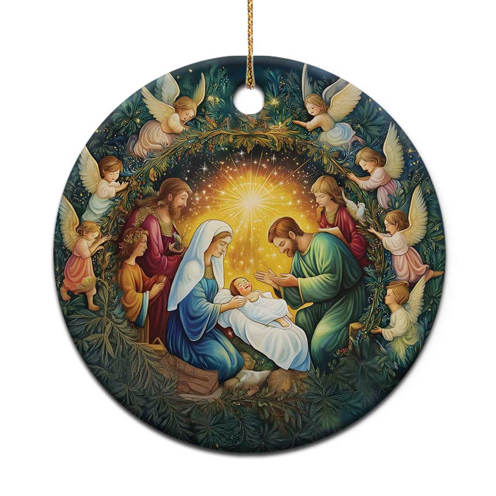 Nativity Christmas Aesthetic Christian Christmas Ornament TS09 Print Your Wear