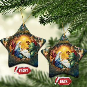 Nativity Christmas Aesthetic Christian Christmas Ornament TS09 Star Christmas Eve Print Your Wear