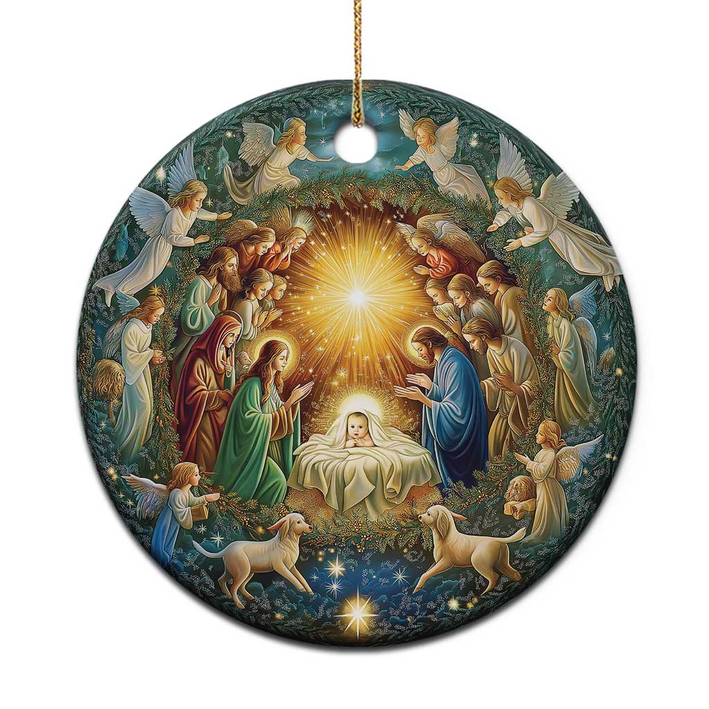 Nativity Christmas Religious Christian Gift Christmas Ornament TS09 Print Your Wear