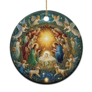 Nativity Christmas Religious Christian Gift Christmas Ornament TS09 Print Your Wear