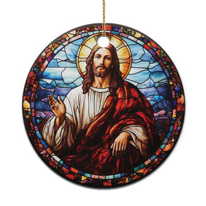 Jesus Religion Christian Christmas Ornament TS09 Print Your Wear