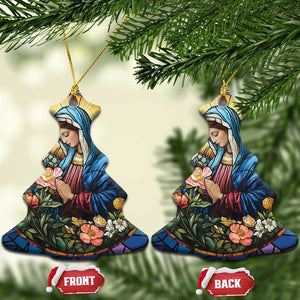 Maria Religion Christian Christmas Ornament TS09 Christmas Tree Flower Print Your Wear