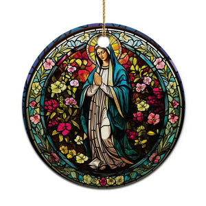 Ave Maria Religion Christian Christmas Ornament TS09 Print Your Wear