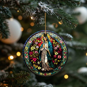 Ave Maria Religion Christian Christmas Ornament TS09 Print Your Wear