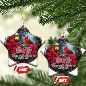 Memorial Christmas Ornament Those We Love Don't Go Away The Walk Beside Us Every Day TS09 Star Red Print Your Wear