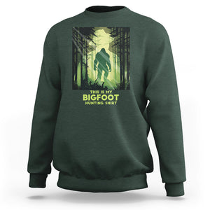 This Is My Hunting Bigfoot Sasquatch Sweatshirt TS09 Dark Forest Green Printyourwear