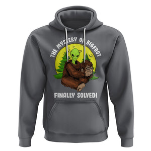 Mystery Of Bigfoot Alien Funny Real Sasquatch Hoodie TS09 Charcoal Printyourwear