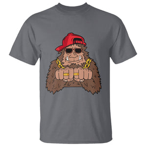 Funny Bigfoot Gangster Hip Hop Rock N Roll T Shirt TS09 Charcoal Printyourwear