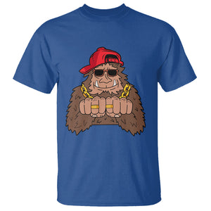 Funny Bigfoot Gangster Hip Hop Rock N Roll T Shirt TS09 Royal Blue Printyourwear