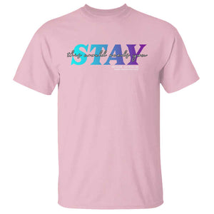 Suicide Prevention T Shirt This World Needs You Call Or Text 988 TS09 Light Pink Print Your Wear