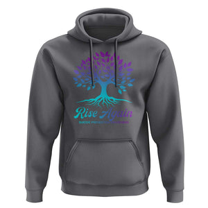Suicide Prevention Rise Again Hoodie TS09 Charcoal Print Your Wear