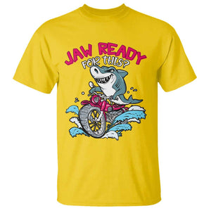 Shark Lover T Shirt Jaw Ready For This Riding Motorbike TS09 Daisy Print Your Wear