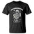 Book Lover T Shirt One More Chapter Bookaholic Skeleton TS09 Black Print Your Wear