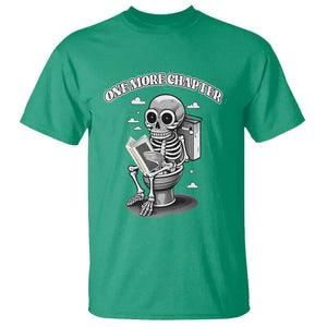 Book Lover T Shirt One More Chapter Bookaholic Skeleton TS09 Irish Green Print Your Wear