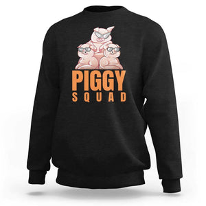 Pig Lover Sweatshirt Cool Piggy Squad TS09 Black Print Your Wear