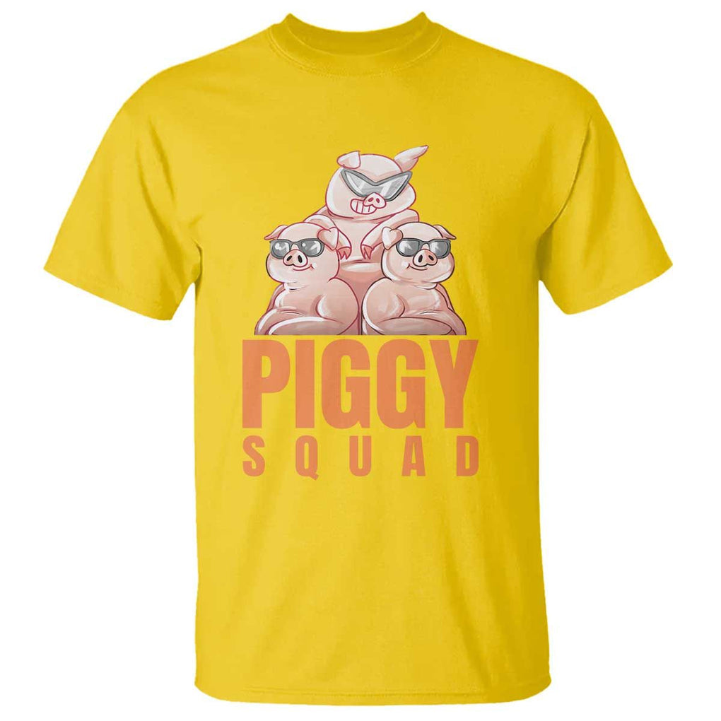 Pig Lover T Shirt Cool Piggy Squad TS09 Daisy Print Your Wear