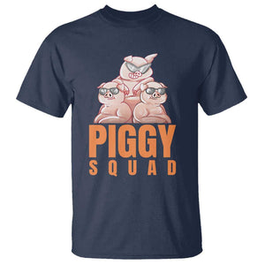 Pig Lover T Shirt Cool Piggy Squad TS09 Navy Print Your Wear