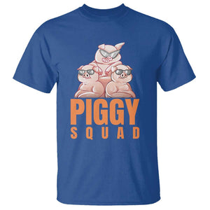 Pig Lover T Shirt Cool Piggy Squad TS09 Royal Blue Print Your Wear