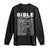 Christian Long Sleeve Shirt Bible Emergency Number TS09 Black Print Your Wear