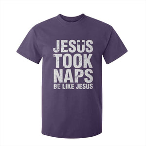 Funny Christian T Shirt For Kid Jesus Took Naps Be Like Jesus TS09 Purple Print Your Wear