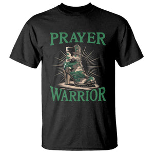 Prayer Warrior T Shirt Camo Heels Christian Pray TS09 Black Print Your Wear