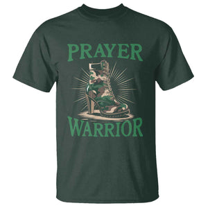 Prayer Warrior T Shirt Camo Heels Christian Pray TS09 Dark Forest Green Print Your Wear