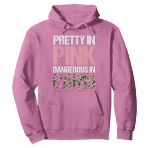 Camo Girl Hoodie Pretty Pink Dangerous Camo Hunting Hunter TS09 Azalea Print Your Wear