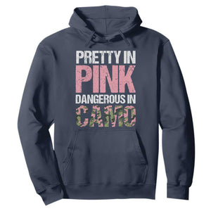 Camo Girl Hoodie Pretty Pink Dangerous Camo Hunting Hunter TS09 Navy Print Your Wear