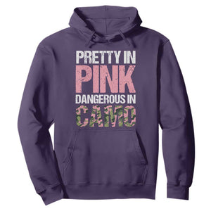 Camo Girl Hoodie Pretty Pink Dangerous Camo Hunting Hunter TS09 Purple Print Your Wear