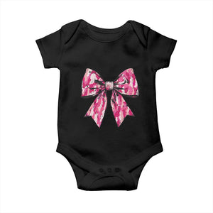 Camo Girl Baby Onesie Camouflage Bow Coquette Hunting Hunter TS09 Black Print Your Wear