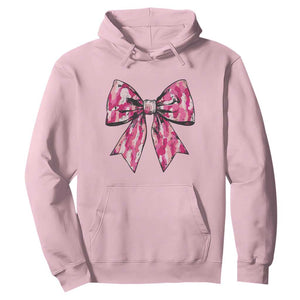 Camo Girl Hoodie Camouflage Bow Coquette Hunting Hunter TS09 Light Pink Print Your Wear