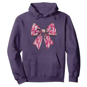 Camo Girl Hoodie Camouflage Bow Coquette Hunting Hunter TS09 Purple Print Your Wear