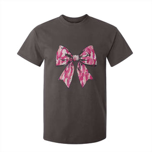 Camo Girl T Shirt For Kid Camouflage Bow Coquette Hunting Hunter TS09 Dark Chocolate Print Your Wear