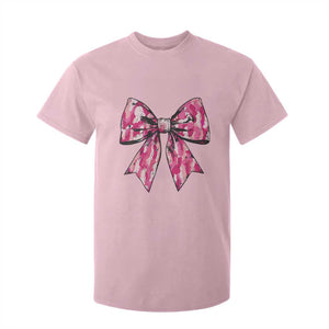 Camo Girl T Shirt For Kid Camouflage Bow Coquette Hunting Hunter TS09 Light Pink Print Your Wear