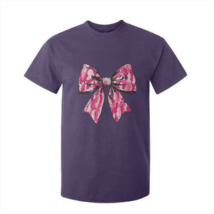 Camo Girl T Shirt For Kid Camouflage Bow Coquette Hunting Hunter TS09 Purple Print Your Wear