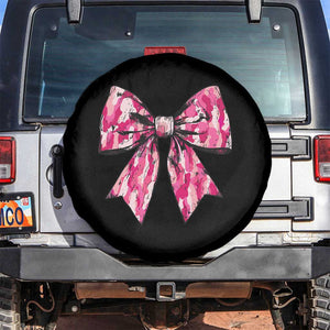 Camo Girl Spare Tire Cover Camouflage Bow Coquette Hunting Hunter TS09 No hole Black Print Your Wear