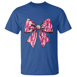 Camo Girl T Shirt Camouflage Bow Coquette Hunting Hunter TS09 Royal Blue Print Your Wear