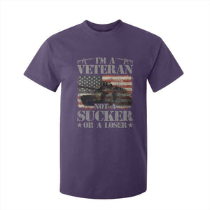 I'm A Veteran T Shirt For Kid Not A Sucker Or A Loser Tank Veterans Day TS09 Purple Print Your Wear