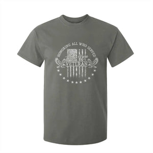 Veterans Day T Shirt For Kid Honoring All Who Served Thank You TS09 Military Green Print Your Wear