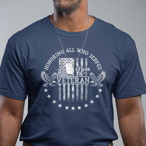 Veterans Day T Shirt Honoring All Who Served Thank You TS09 Navy Print Your Wear