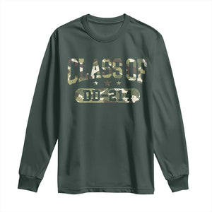 Funny Veteran Army Retirement Class Of DD-214 Long Sleeve Shirt TS09 Dark Forest Green Print Your Wear