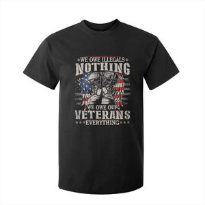 Veterans Day T Shirt For Kid We Owe Illegals Nothing Veterans Everything TS09 Black Print Your Wear