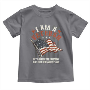 Veteran Pride Baby Shirt My Oath Has No Expiration TS09 Charcoal Print Your Wear