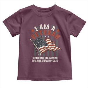 Veteran Pride Baby Shirt My Oath Has No Expiration TS09 Maroon Print Your Wear