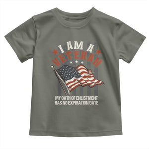 Veteran Pride Baby Shirt My Oath Has No Expiration TS09 Military Green Print Your Wear