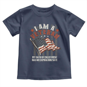 Veteran Pride Baby Shirt My Oath Has No Expiration TS09 Navy Print Your Wear