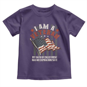 Veteran Pride Baby Shirt My Oath Has No Expiration TS09 Purple Print Your Wear